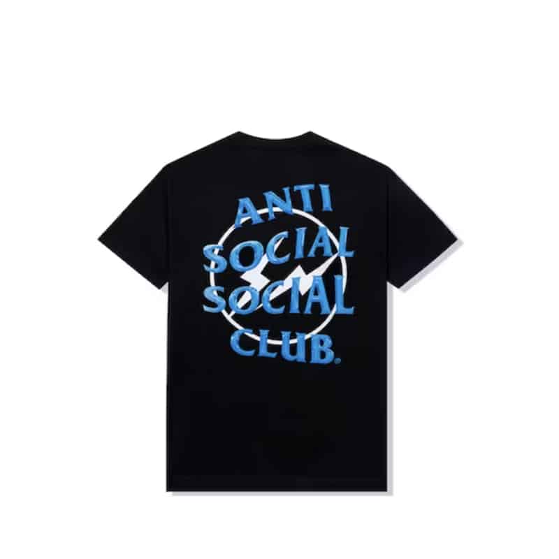 Anti Social Social Club x Fragment Precious Petals Tee Black/Blue - Back