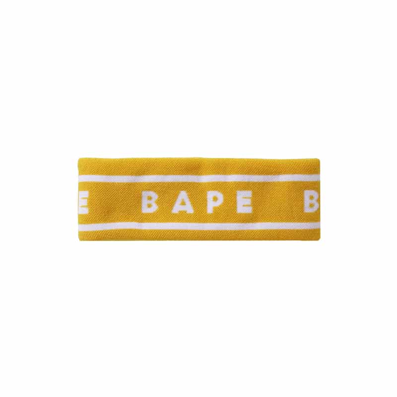 Bape Headband 2021 Yellow/White