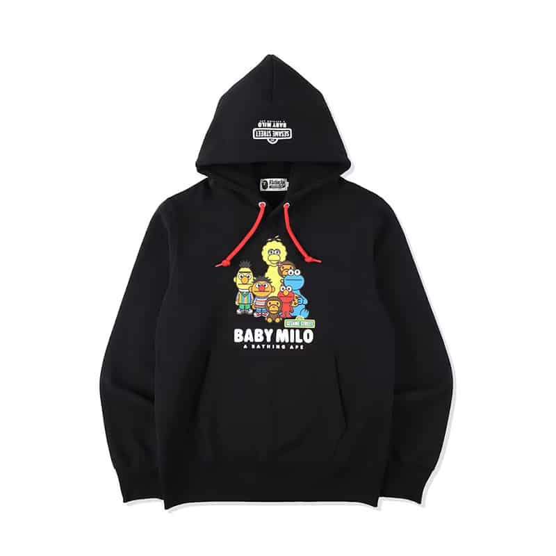 Bape Sesame Street Pullover 2021 Black
