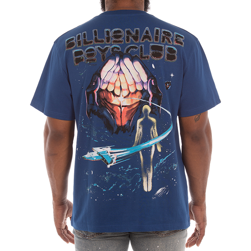 Billionaire Boys Club BB Cosmos OS SS Knit Navy