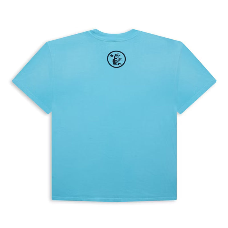 Hellstar Box Logo Tee Blue Back