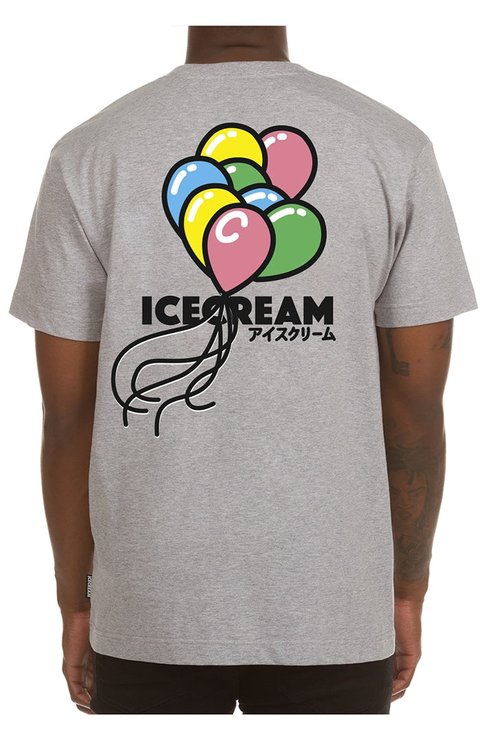 Ice Cream Celebration SS Tee Heather Grey Back