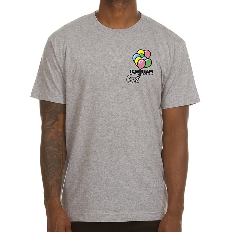 Ice Cream Celebration SS Tee Heather Grey