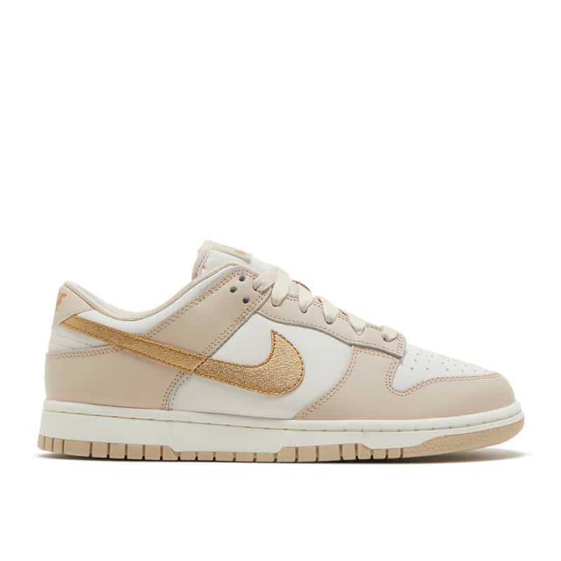 Nike Dunk Low Womens "Phantom Metallic Gold"
