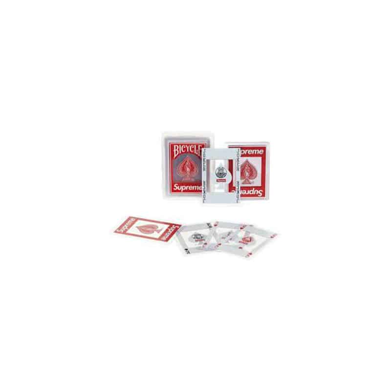 Supreme Bicycle Playing Cards Red