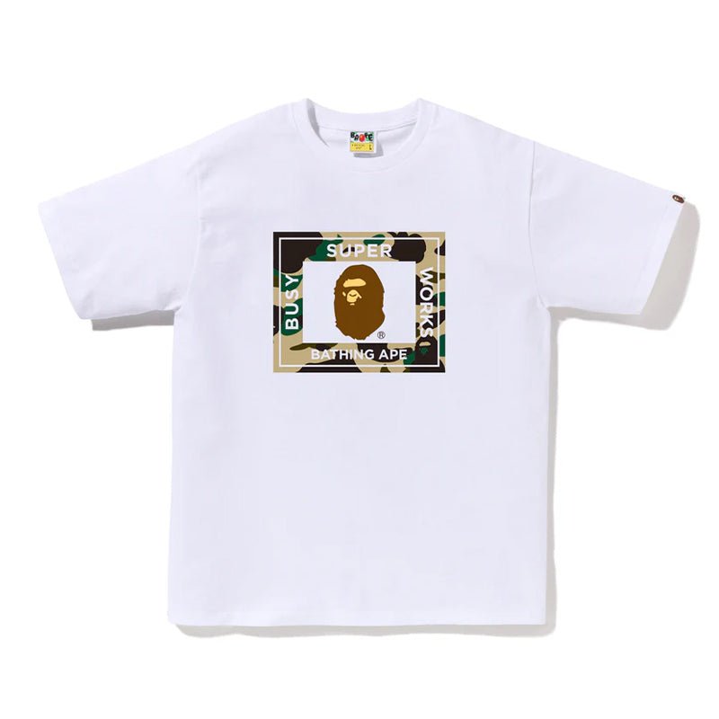 Bape 1st Camo Super Busy Works Tee - 210000093626 Hidden Hype Clothing