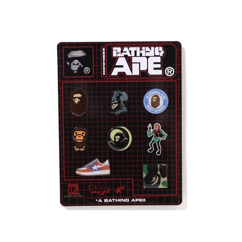 Bape A Bathing Ape Pin Set - 210000091946 Hidden Hype Clothing
