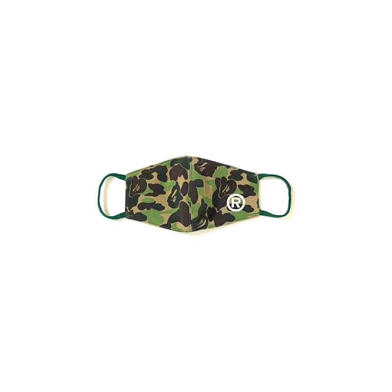 Bape ABC Green Camo Face Mask - 210000048840 Hidden Hype Clothing
