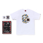 Bape Ape Head 30th Maebashi Orange/Blue Camo Tee - 210000091950 Hidden Hype Clothing