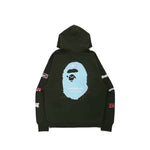 Bape Ape Head Digital Mosaic OS Zip Hoodie - 210000081838 Hidden Hype Clothing