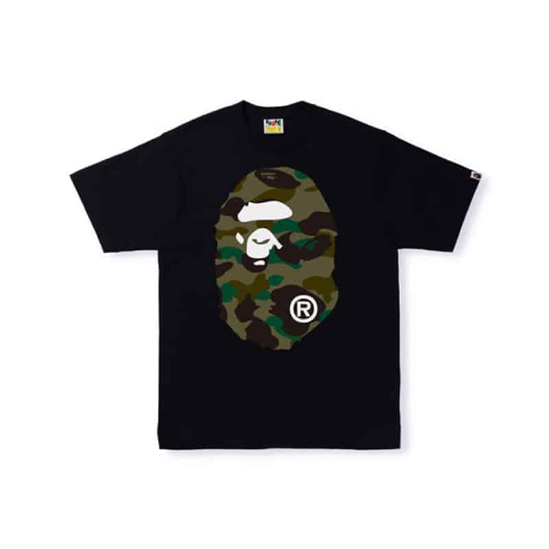Bape Ape Head Green Camo Tee - 210000078715 Hidden Hype Clothing