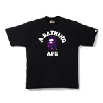 Bape College Purple Camo Tee - 210000060245 Hidden Hype Clothing
