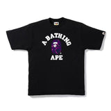 Bape College Purple Camo Tee - 210000060245 Hidden Hype Clothing