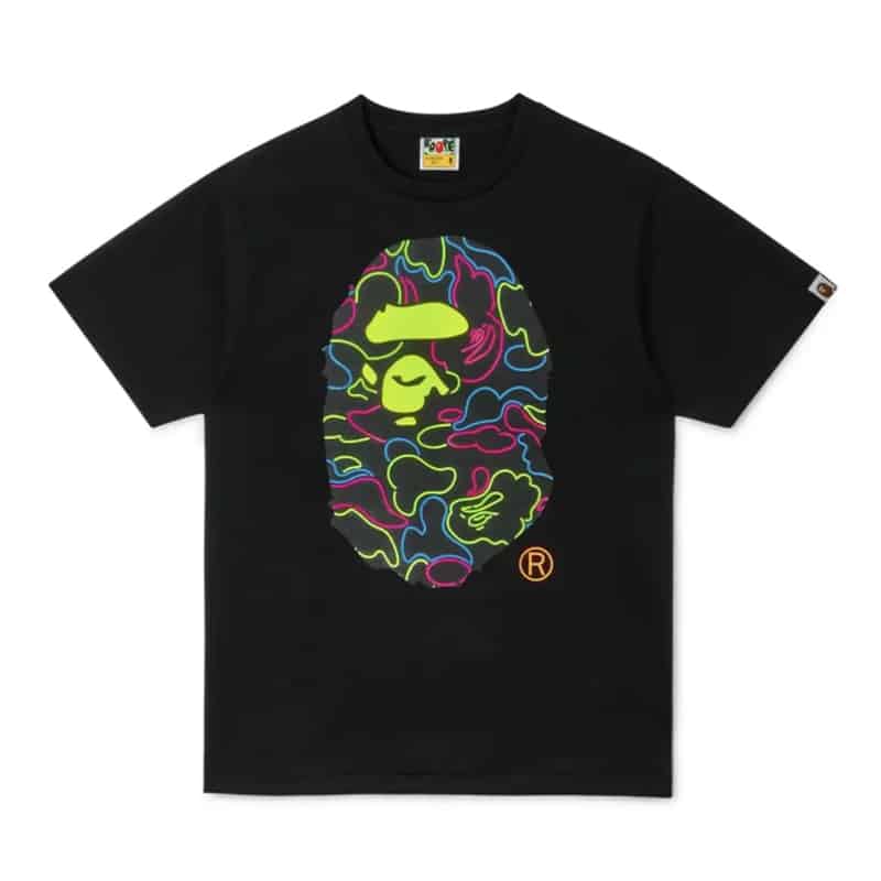 Bape DSM Fluro amo BIg Ape Head Tee - 210000046013 Hidden Hype Clothing