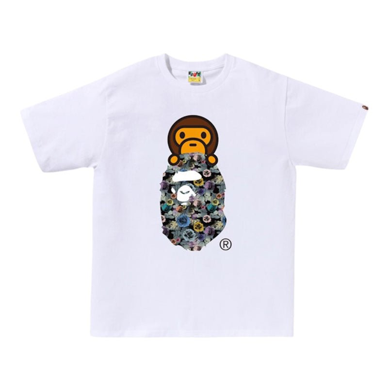 Bape Floral Camo College Tee - 210000093614 Hidden Hype Clothing