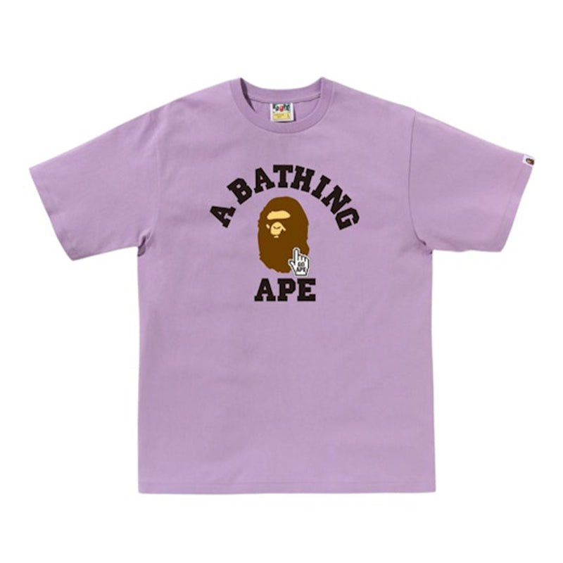 Bape Go Ape Pointer College Tee - 210000090479 Hidden Hype Clothing