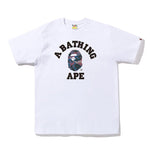 Bape Purple Grid Camo College Tee - 210000090656 Hidden Hype Clothing