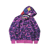 Bape Shark WGM Jersey Hoodie - 210000089152 Hidden Hype Clothing