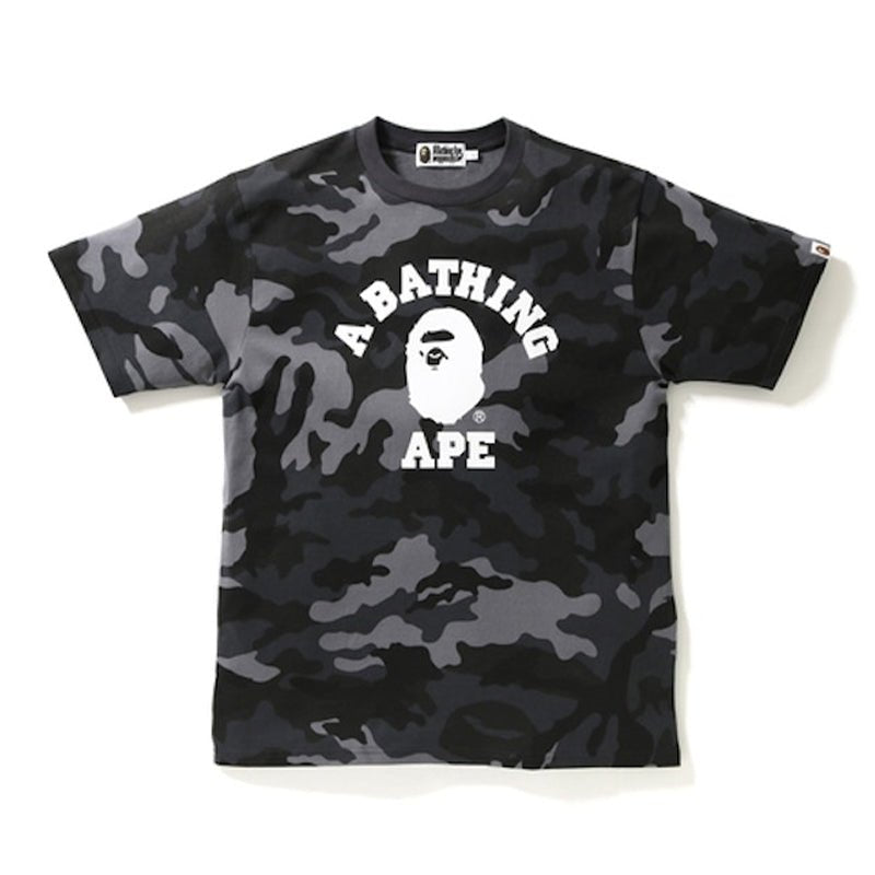 Bape Woodland Camo College Tee - 210000090658 Hidden Hype Clothing