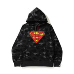 Bape x DC Superman Logo Pullover Hoodie - 210000090835 Hidden Hype Clothing