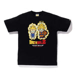 Bape x Dragon Ball Super Saiyan Vegeta & Son Goku Baby Milo Tee - 210000069465 Hidden Hype Clothing