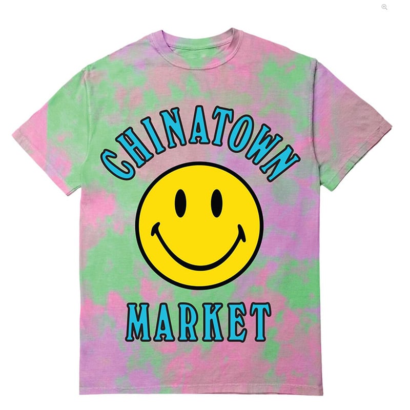 Chinatown Market Smiley Multi Tee - 210000041674 Hidden Hype Clothing
