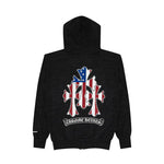 Chrome Hearts Cross American Flag Cemetary Cross Zip Hoodie - 210000064839 Hidden Hype Clothing