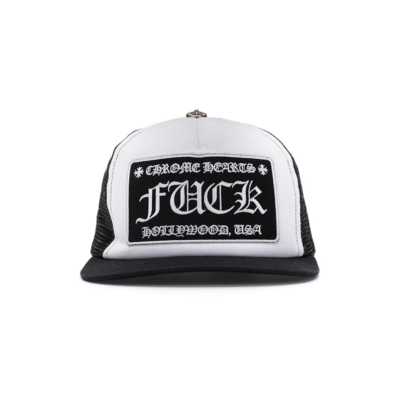 Chrome Hearts Fuck Hollywood Trucker Hat - 210000091980 Hidden Hype Clothing