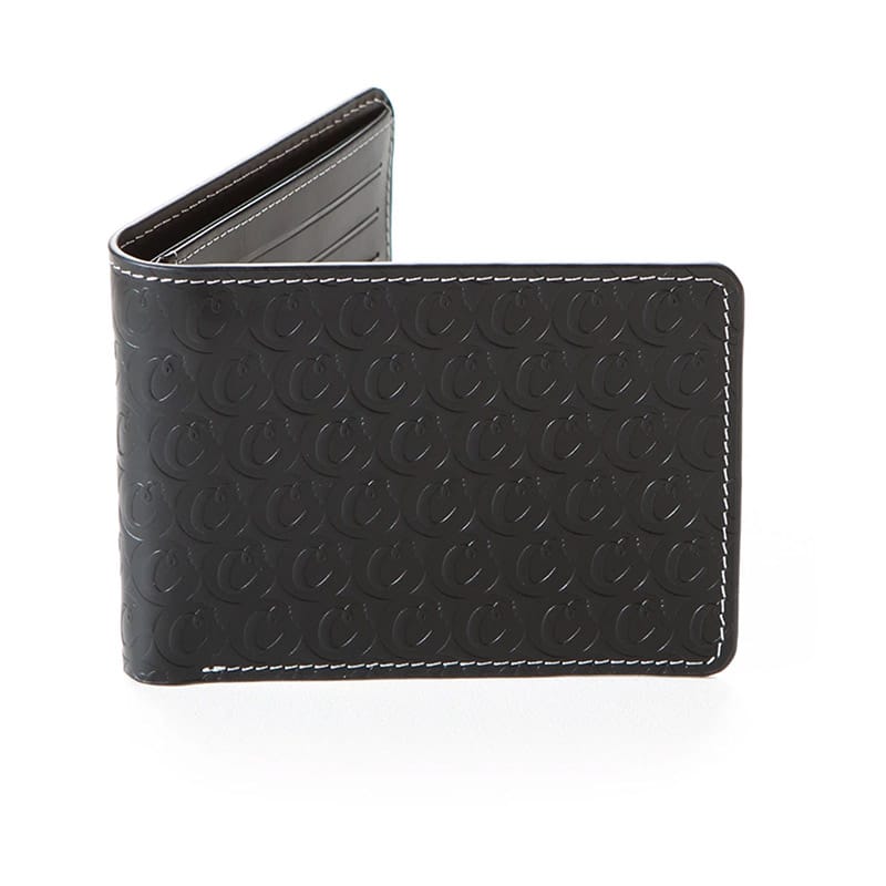 Cookies Leahter Monogram Embossed Billfold Wallet - 210000052541 Hidden Hype Clothing