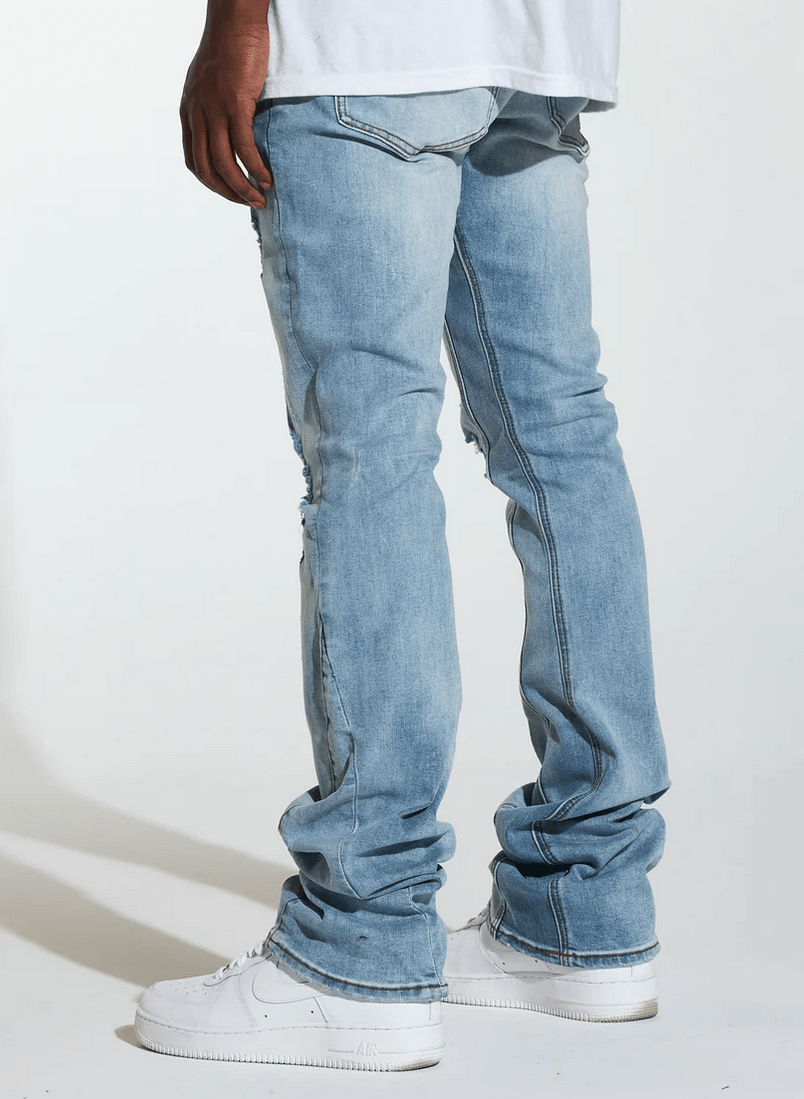 Crysp Denim Arch Flare Denim - 210000084127 Hidden Hype Clothing
