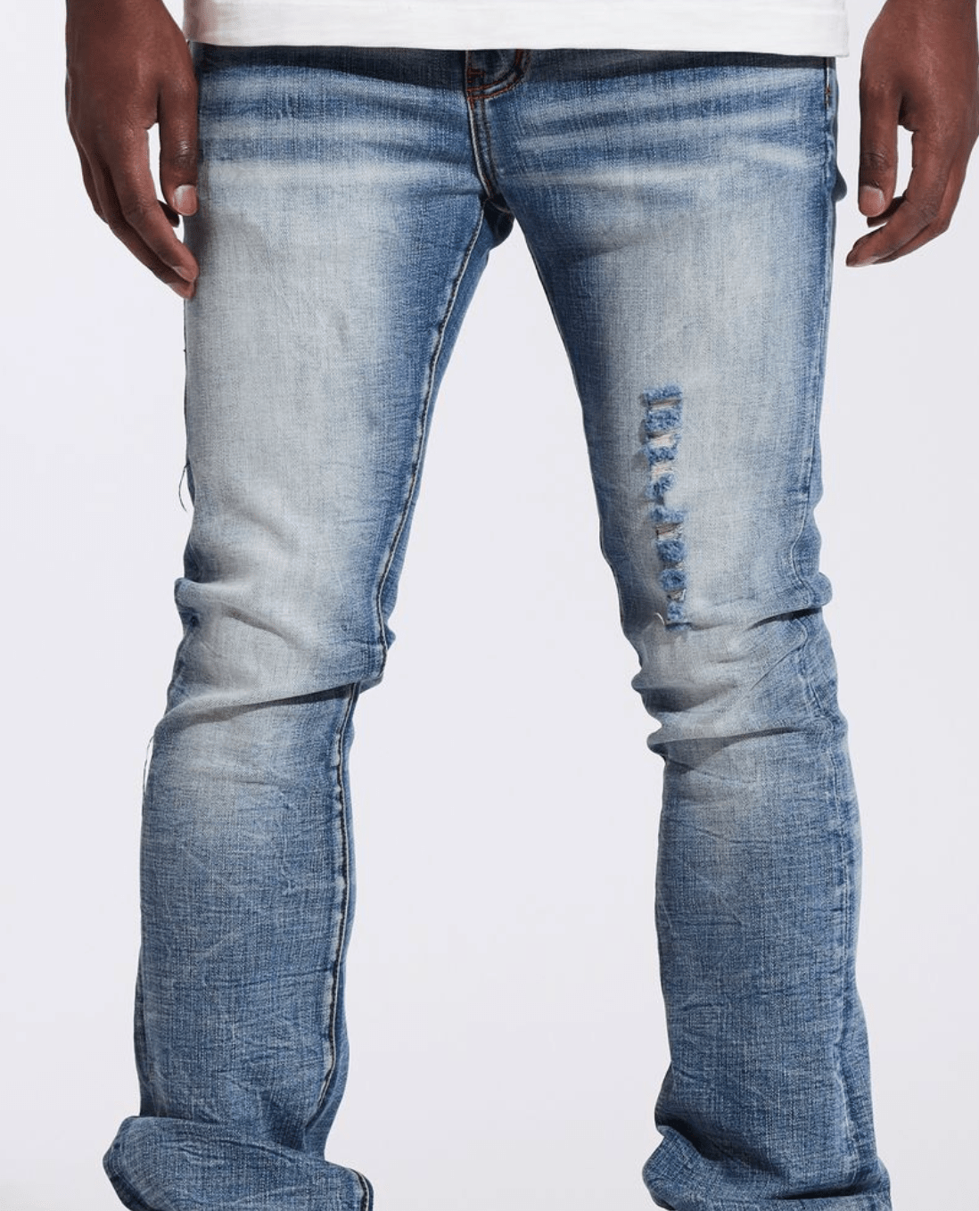 Crysp Denim Arch Flare Denim - 210000095669 Hidden Hype Clothing