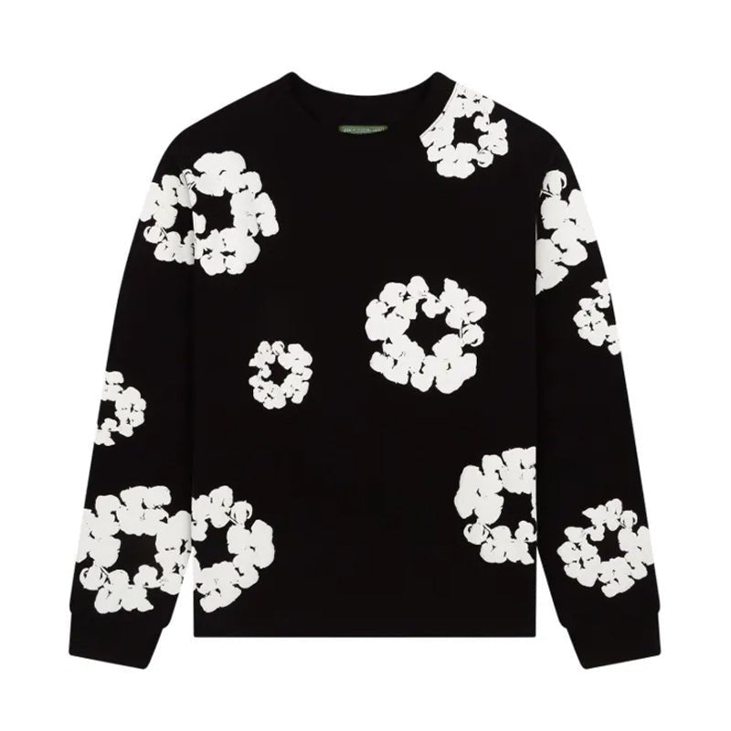 Denim Tears Cotton Wreath L/S Tee - 210000093926 Hidden Hype Clothing