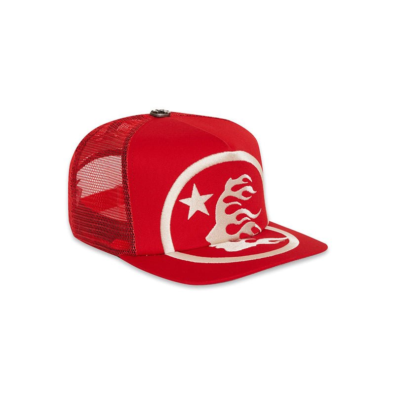 Hellstar Big Logo Trucker Snapback Hat - 210000092409 Hidden Hype Clothing