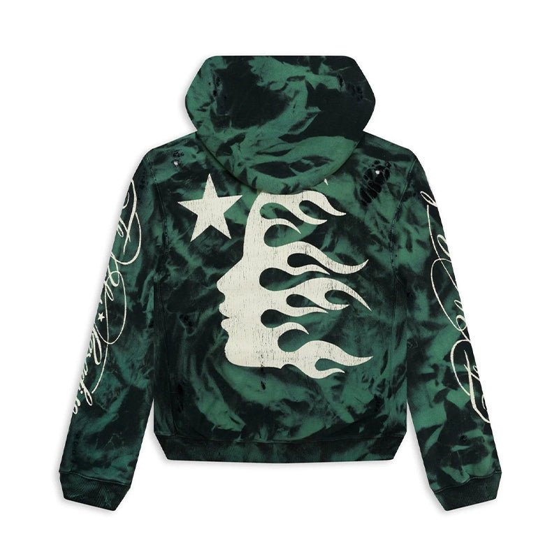 Hellstar Green Marble Paradise Hoodie - 210000092425 Hidden Hype Clothing