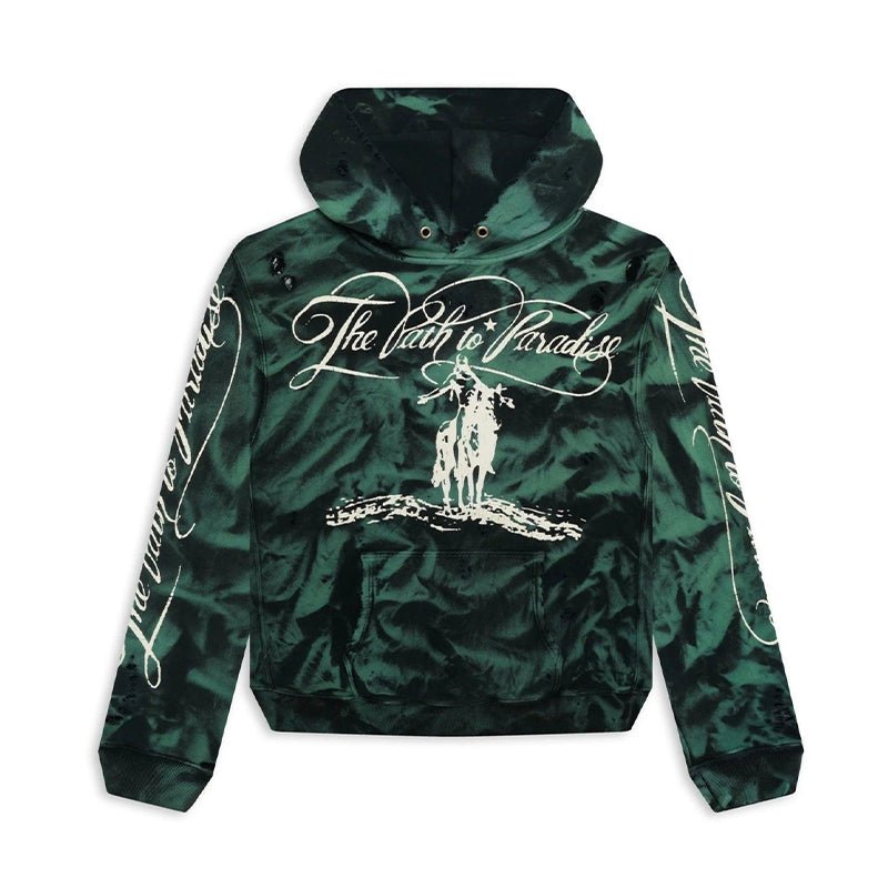 Hellstar Green Marble Paradise Hoodie - 210000092425 Hidden Hype Clothing