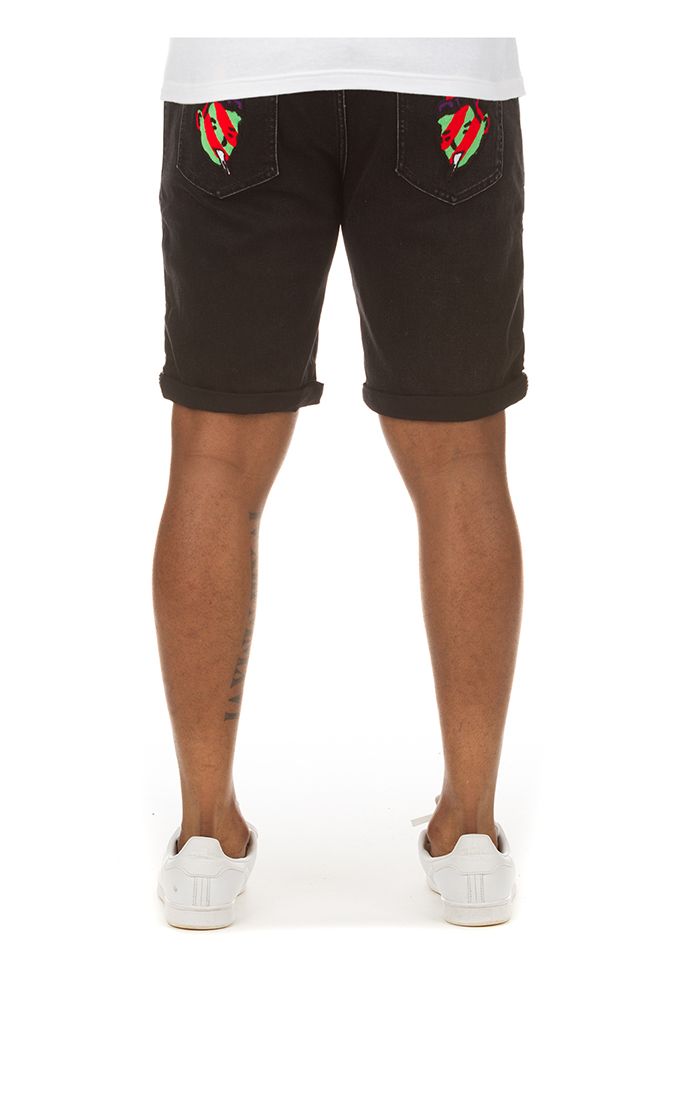 Ice Cream Black Beauty Jean Shorts - 210000050528 Hidden Hype Clothing