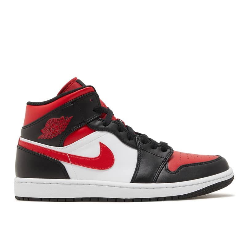 Jordan Retro 1 Mid "Bred Toe 2022" - 210000077777 Hidden Hype Clothing