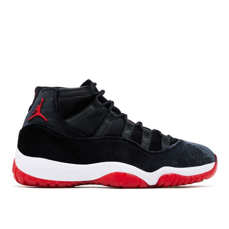 Jordan Retro 11 Womens "Bred Velvet" - 210000092603 Hidden Hype Clothing