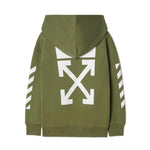 Off White Arrows Logo Hoodie - 210000060695 Hidden Hype Clothing