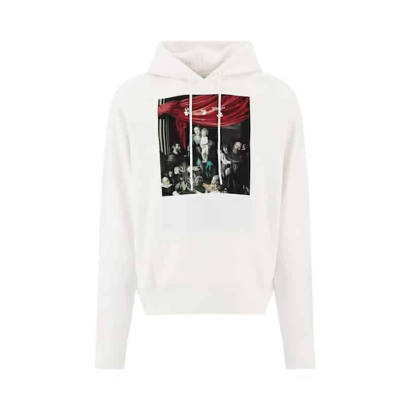 Off White Caravaggio Painting Hoodie - 210000089236 Hidden Hype Clothing