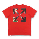 Off White Sprayed Caravaggio Tee - 210000053509 Hidden Hype Clothing