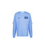 Off White Tech Marker Double Sleeve OS L/S Tee - 210000089241 Hidden Hype Clothing