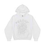Sp5der OG Rhinestone Logo Hoodie - 210000088069 Hidden Hype Clothing