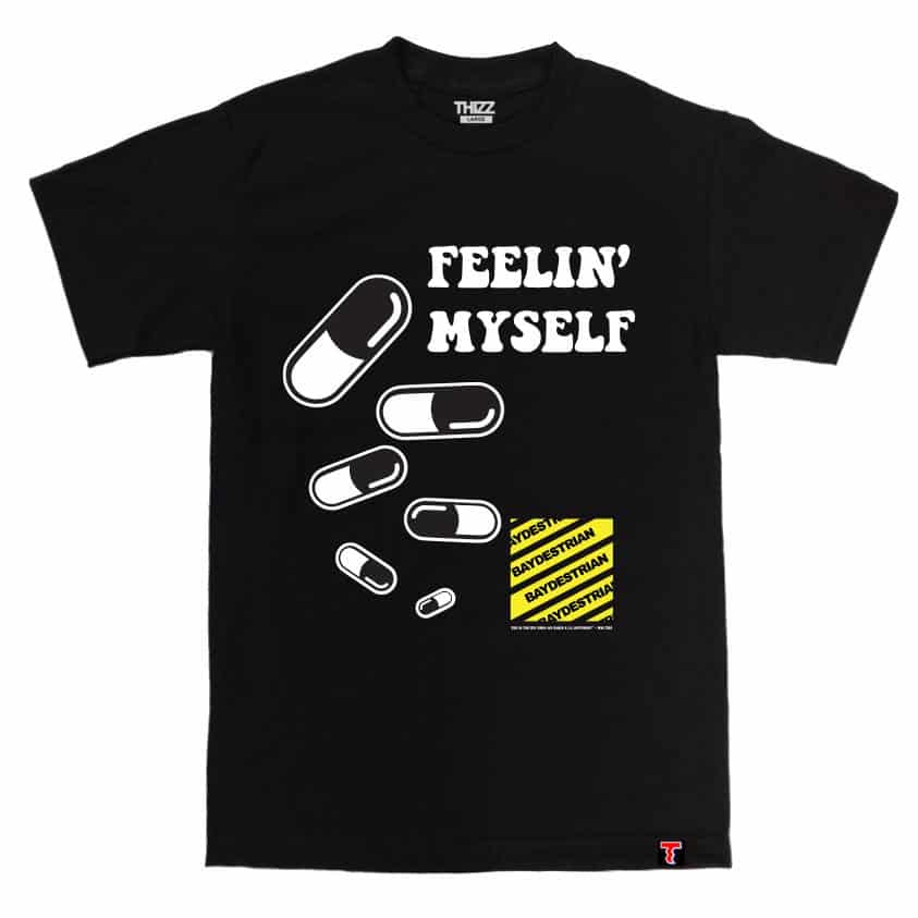Thizz Feelin Myself Pills Tee - 210000051327 Hidden Hype Clothing
