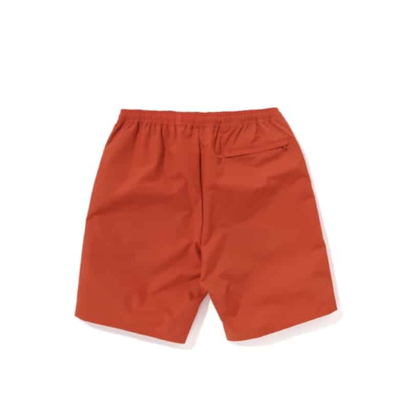 Bape Ape Head Shorts Orange - Back