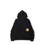 Bape Jewelry Motif Wide Pullover Hoodie Black - Back