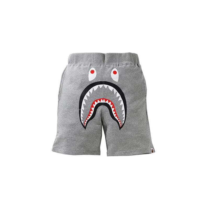 Bape Shark Sweat Shorts Grey