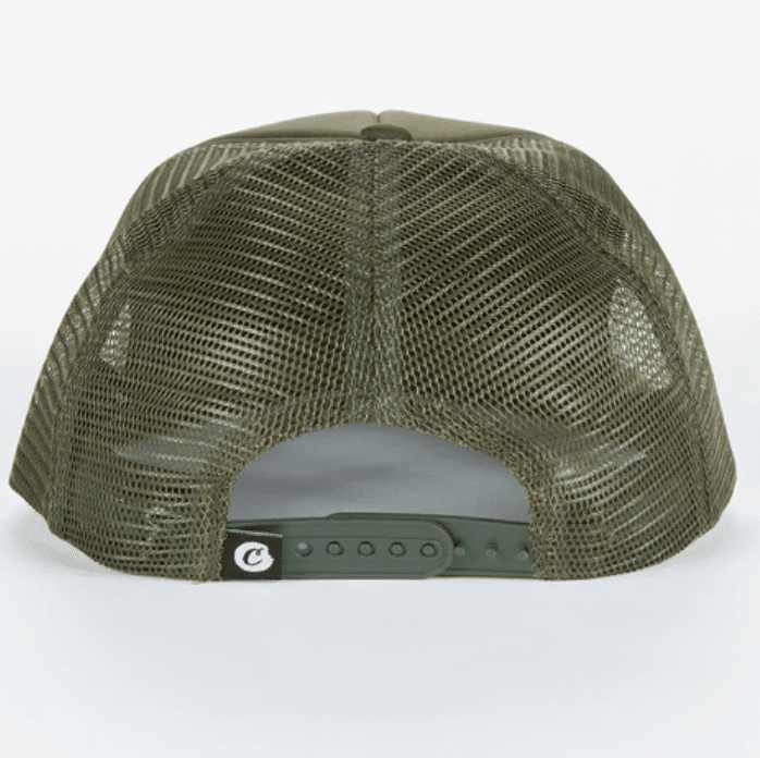 Cookies Prohibition C BIte Foam Structured Trucker Hat Olive Back