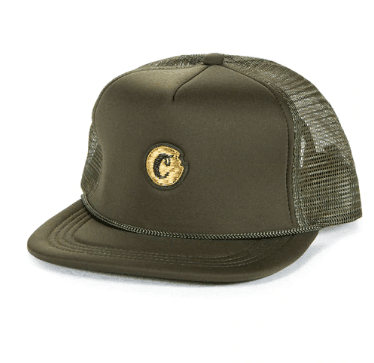 Cookies Prohibition C BIte Foam Structured Trucker Hat Olive
