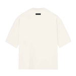 Essentials Small Logo Tee FW23 Cloud Dancer - Back